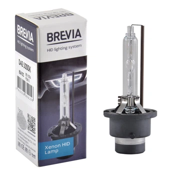 Ксеноновая лампа Brevia D4S 5000K, 42V, 35W PK32d-5, 1шт 85415c