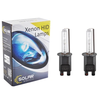 Ксеноновая лампа Solar H3 6000K, 85V, 35W PK22s KET, 2шт 1360