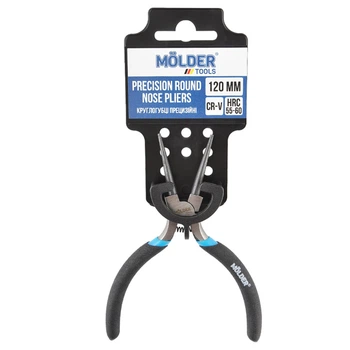 Круглогубцы Molder MT41512 120мм прецизионные для электромонтажных работ захват мелких деталей (DO-LI_33S)