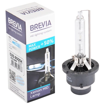 Ксеноновая лампа Brevia D2S +50%, 6000K, 85V, 35W PK32d-2, 1шт 85216MP