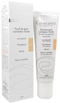 Тональний крем Avene Couvrance Fluid Porcelain Make-Up 30 мл (3282779043045)