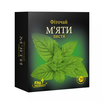 Фіточай "М'яти листя" Fitoproduct 20 ф/п