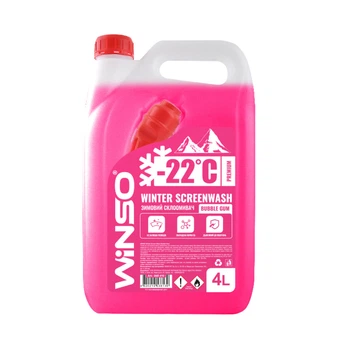 Омыватель стекла Winso Winter Screenwash зимний для автомобиля с ароматом жевательной резинки -22C 4л (L-IDO_N33S)