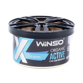 Ароматизатор Winso X Active Organic Ocean гелевый 40г свежий парфюм для автомобиля освежитель воздуха (LI-D_22-O)