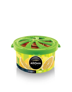 Ароматизатор Aroma Car Organic Green Tea Lemon гелевый 40g освежитель воздуха для автомобиля ароматизатор гелевый (LI-D_22-O)