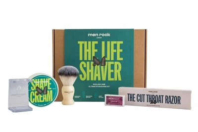 Набір для гоління Men Rock Cut Throat Razor Ultimate Shaving Gift Set Sicilian Lime