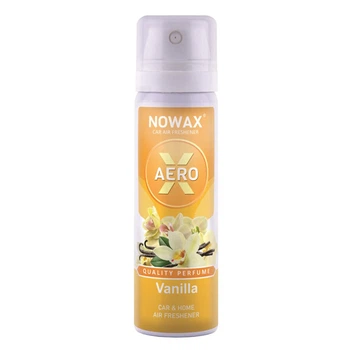 Ароматизатор Nowax X Aero Ваніль 75ml спрей для дому та офісу освіжувач повітря антизапах (LI-D_22-O)