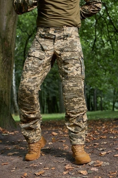 Тактические штаны Пиксель с наколенниками ЗСУ мм14 военные брюки ВСУ 48
