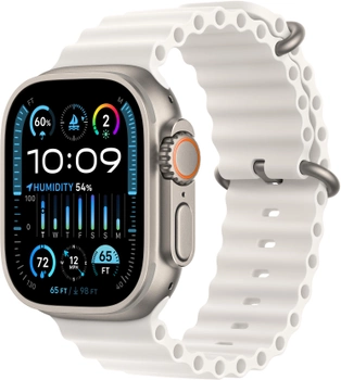Smartwatch Apple Watch Ultra 2 GPS + Cellular 49mm Titanium Case with White Ocean Band (MREJ3)