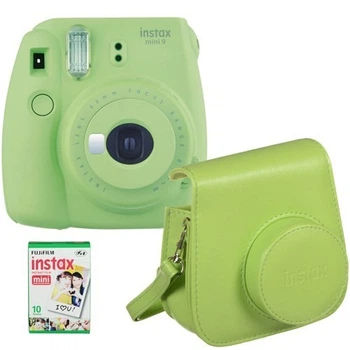 Камера моментальной печати Fuji Instax Mini 9 Lime Green+Чехол+Фотопленка