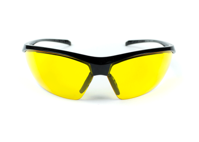 Очки защитные открытые Global Vision Lieutenant (yellow) желтые