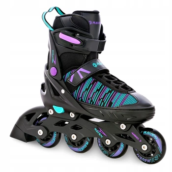 Розсувні ролики Raven Cande Black/Mint/Violet розмір 38-41 (zh429)