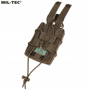 Підсумок тактичний для магазину Одинарний Койот Mil-Tec MAG.TASCHE OPEN TOP SINGLE DARK COYOTE (13496919)