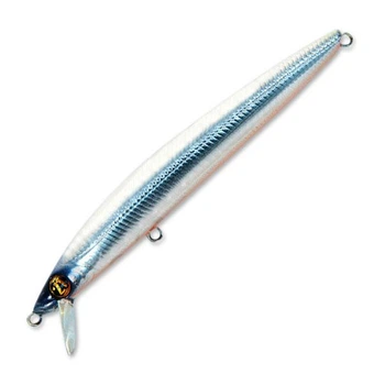 Воблер Pontoon 21 Marionette Minnow 90F SR, 90mm, 7.1 g. 0.3-0.5 m 721 Alumina Ivory Black Silver