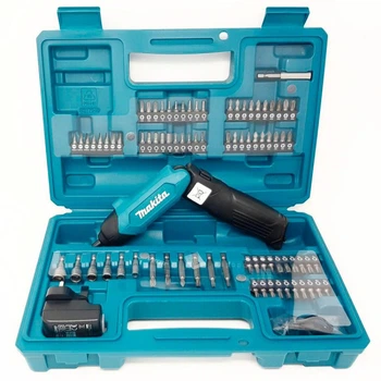 Акумуляторна викрутка Makita DF001DW + кейс з оснащенням (81 шт!)