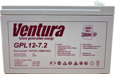 Аккумулятор Ventura GPL 12-7,2 AGM - AGM на 12 В 7,2 ампер-часов