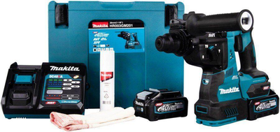 Аккумуляторный перфоратор Makita HR003GM201 + 2 акк 40 V 4 Ah + ЗУ + Makpac