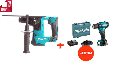 Аккумуляторный перфоратор Makita HR140DZ+аккумуляторный шуруповерт Makita DF333DWAE (HR140SET)
