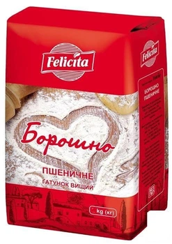 Мука ТМ "Феличита" 2кг в/с (145423)