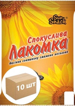 Семечки ТМ "Лакомка" 160г упаковка 10 шт (152210)