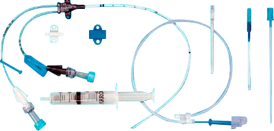 Набор Teleflex для центральной венозной катетеризации с двухпросветным катетером Blue FlexTip: 7 Fr х 16 см (CS-12702-E)