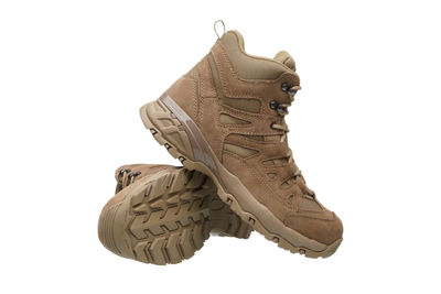 Черевики Mil-Tec чоловічі демісезонні Squad Boots inch 5 41 розмір дихаючі з натуральної замші зі вставками сітчастого поліестеру зносостійкі Койот