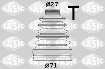 Пыльник ШРУСа SASIC 1906032 Volkswagen Golf, Bora, Polo; Audi A3, TT, A4; Seat Ibiza, Toledo, Leon, Cordoba; Skoda Octavia, Fabia, Roomster 1J0498201J