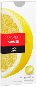 Вітамінні льодяники Sawes Sugar Free Lemon Candies 22 г (8470001833198)