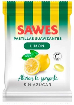 Witaminowe lizaki Sawes Sugar Free Lemon Candies Bag 50 г (8470003396301)