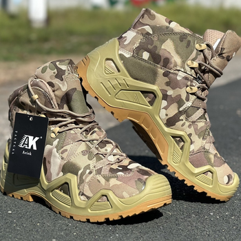Тактичні чоловічі берці AK демісезонні військові берці Tactic армійські черевики Waterproof мультикам 42 розмір