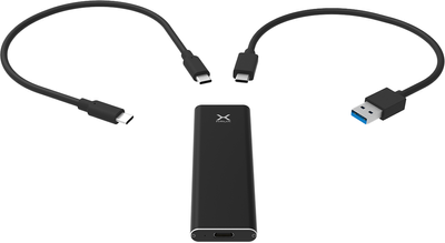 Zewnętrzna kieszeń Krux na dysk M.2 NVMe USB 3.1 Czarna (KRX0058)