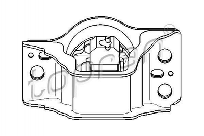 Подушки двигателя TOPRAN / HANS PRIES 700533 Renault Scenic, Megane, Grand Scenic 8200044925, 8200338381, 8200549046