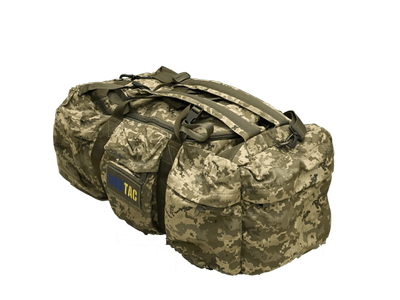 Тактическая сумка-рюкзак, баул UKRTAC Пиксель