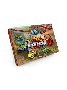 Настільна гра "Crazy Cars Rally" колір різнокольоровий Danko Toys ЦБ-00218765