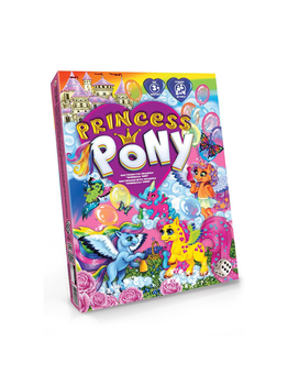 Настільна гра "Princess Pony" колір різнокольоровий Danko Toys ЦБ-00218766