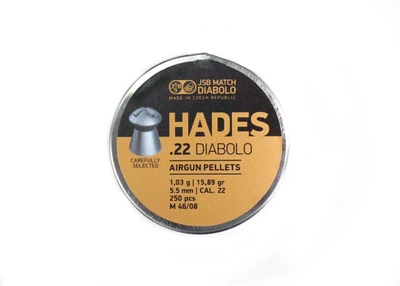 Кулі JSB Hades 5.50мм, 1.03г, 250шт