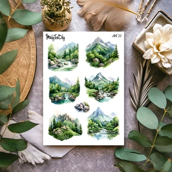 Стикеры наклейки MriyTaDiy ART 53 "Горы"