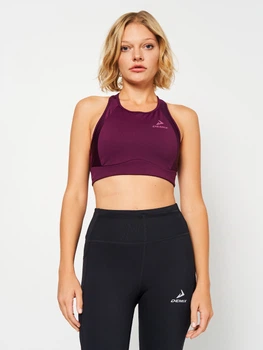 Спортивный топ для фитнеса женский Demix 122347-X4 46 Сливовый (0990050522648_2990027619812)