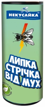 Липкая лента от мух 5 штук ТМ "Некусайка"