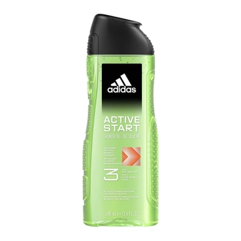 Гель для душу Adidas Active Start 3 в 1 для чоловіків 400 мл (3616303459321)