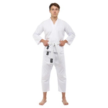 Кимоно для карате белое Zelart Hard Touch 8918 рост 170см плотность 240 г/м2