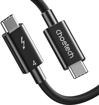 Kabel Choetech USB 4.0 Thunderbolt Type-C 0.8 m 100W (A3010)