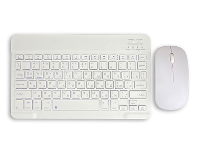 Беспроводной комплект Primo NB01 Bluetooth клавиатура и мышка - White