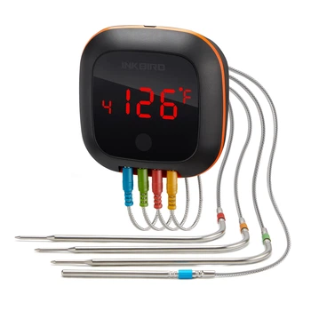 BBQ термометр Inkbird IBT-4XS цифровий із Bluetooth на 4 кольорові щупи професійний розумний магнітний