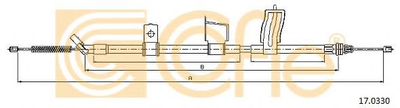 Трос ручника Cofle (170330)
