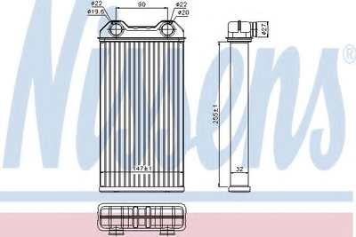 пічка OP VIVARO A(01-)1.9 dTi(+)[OE 4409453] Nissens (73331)