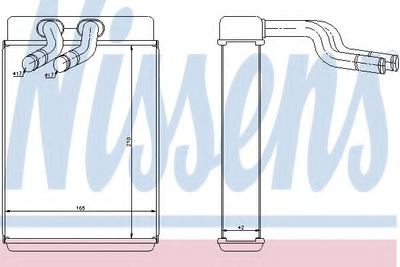 пічка HY H1(97-)2.4 i (+)[OE 97023-4A000] Nissens (77610)