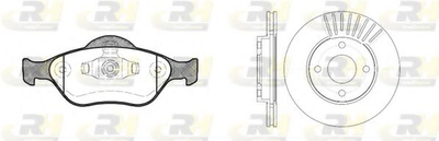 Гальмівний комплект (Диски RH 6575.10 + Колодки RH 2766.00) Roadhouse (876600)