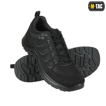Мужские тактические кроссовки летние M-Tac размер 47 (31.1 см) Черный (Iva Black)