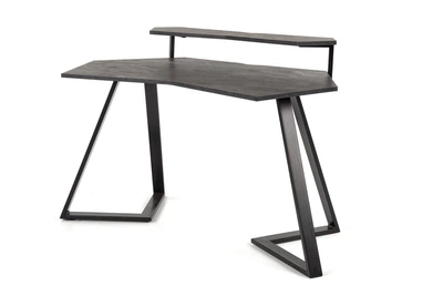 Современный письменный стол с полкой для офиса или кабинета Forks Halmar 130x88,5x79 (V-PL-FORKS-BIURKO) 145396